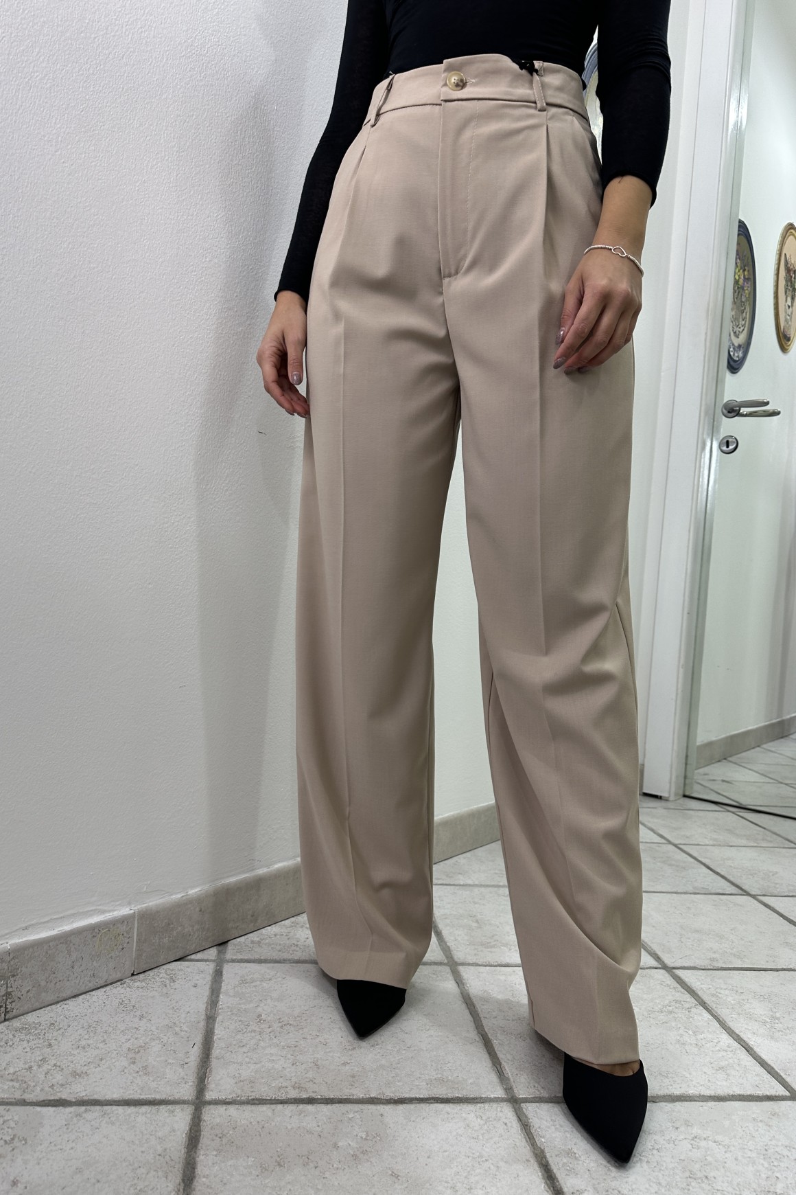 Pantaloni ecopelle clearance vicolo